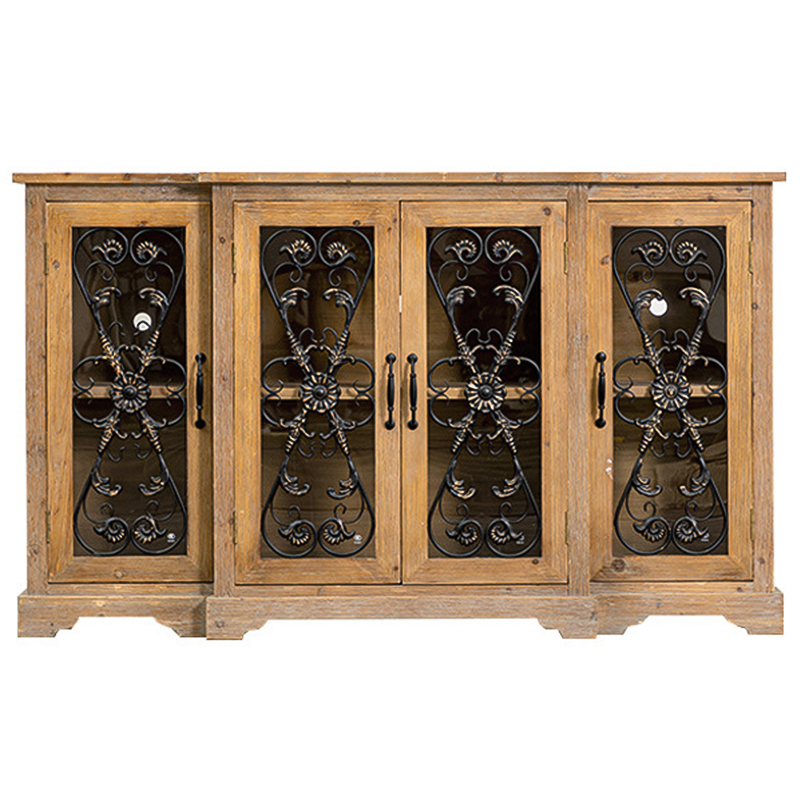 Комод Invaluable Provence Wood Chest of Drawers Коричневый Черный Древесина Прозрачное Стекло Комод Invaluable Provence Wood Chest of Drawers Коричневый Черный Древесина Прозрачное Стекло в Волгограде | Loft Concept