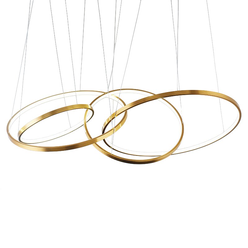 Люстра ORACLE 4 Rings Золотой Люстра ORACLE 4 Rings Золотой в Волгограде | Loft Concept