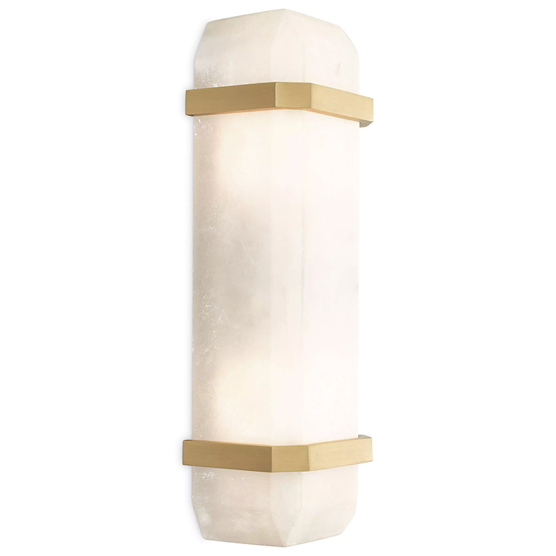 Бра Eichholtz Wall Lamp Pandora Латунь Белый в Волгограде | Loft Concept 