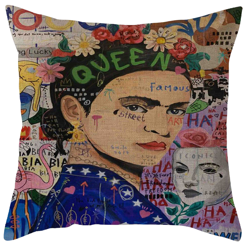 Декоративная подушка Frida Kahlo 17 Мульти Декоративная подушка Frida Kahlo 17 Мульти в Волгограде | Loft Concept