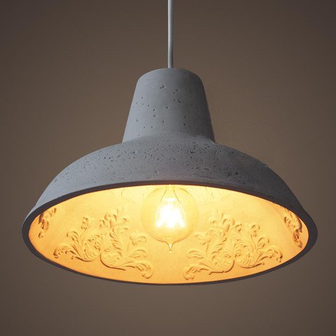 Подвесной светильник Art Gypsum Pendant Белый Серый Подвесной светильник Art Gypsum Pendant Белый Серый в Волгограде | Loft Concept