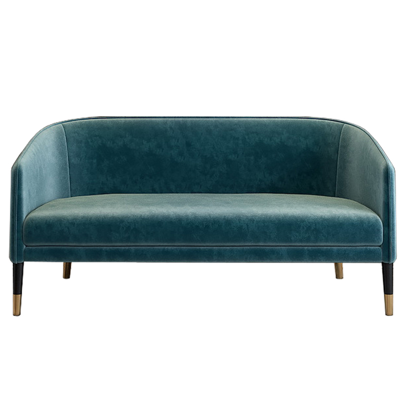 Диван Elliott Sofa Бирюзовый Черный Диван Elliott Sofa Бирюзовый Черный в Волгограде | Loft Concept