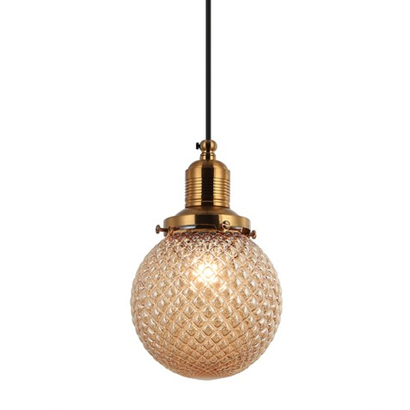 Подвесной светильник Perforated Bubbles Янтарь Латунь Янтарный Подвесной светильник Perforated Bubbles Янтарь Латунь Янтарный в Волгограде | Loft Concept