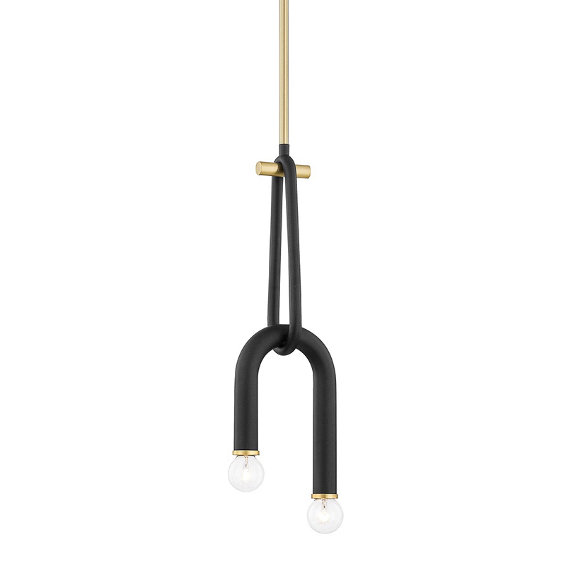 Светильник Paulson floppy pendant gold Черный Золотой Светильник Paulson floppy pendant gold Черный Золотой в Волгограде | Loft Concept