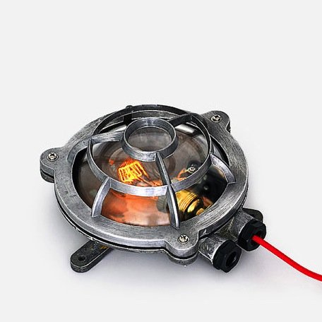 Настенная лампа Steampunk Cage Glass Edison Wall Lamp Round Настенная лампа Steampunk Cage Glass Edison Wall Lamp Round в Волгограде | Loft Concept
