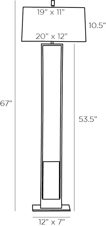 Торшер Arteriors MARKHAM FLOOR LAMP Brass Торшер Arteriors MARKHAM FLOOR LAMP Brass в Волгограде
