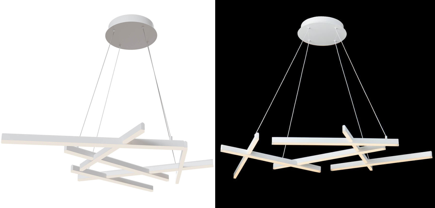 Люстра Smeragde Light Chandelier white - фото