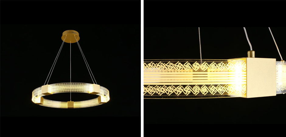 Подвесной Светильник Кольцо Ring Horizontal Ornament Meander 1 Подвесной Светильник Кольцо Ring Horizontal Ornament Meander 1 - Loft-Concept в Волгограде