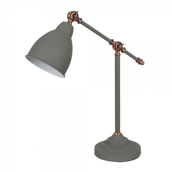 Настольная лампа Holder Table Lamp Grey Серый Настольная лампа Holder Table Lamp Grey Серый в Волгограде | Loft Concept