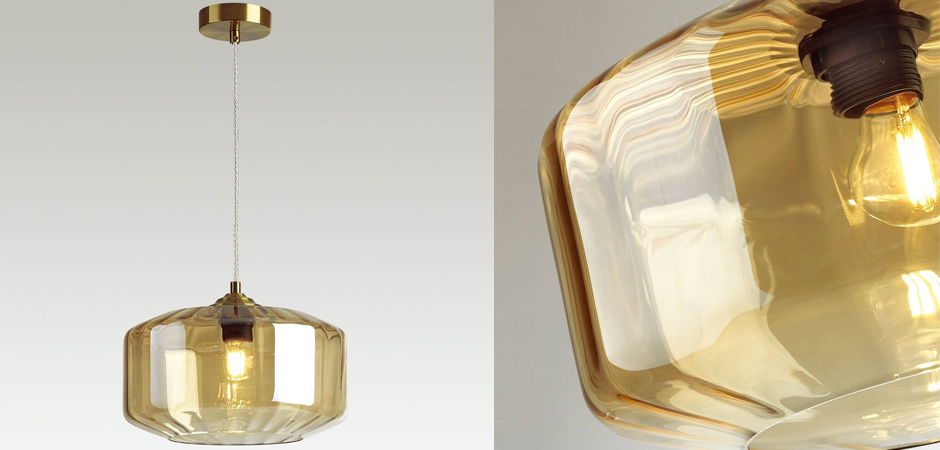 Подвесной светильник Multicolored Glass Amber Подвесной светильник Multicolored Glass Amber - Loft-Concept в Волгограде
