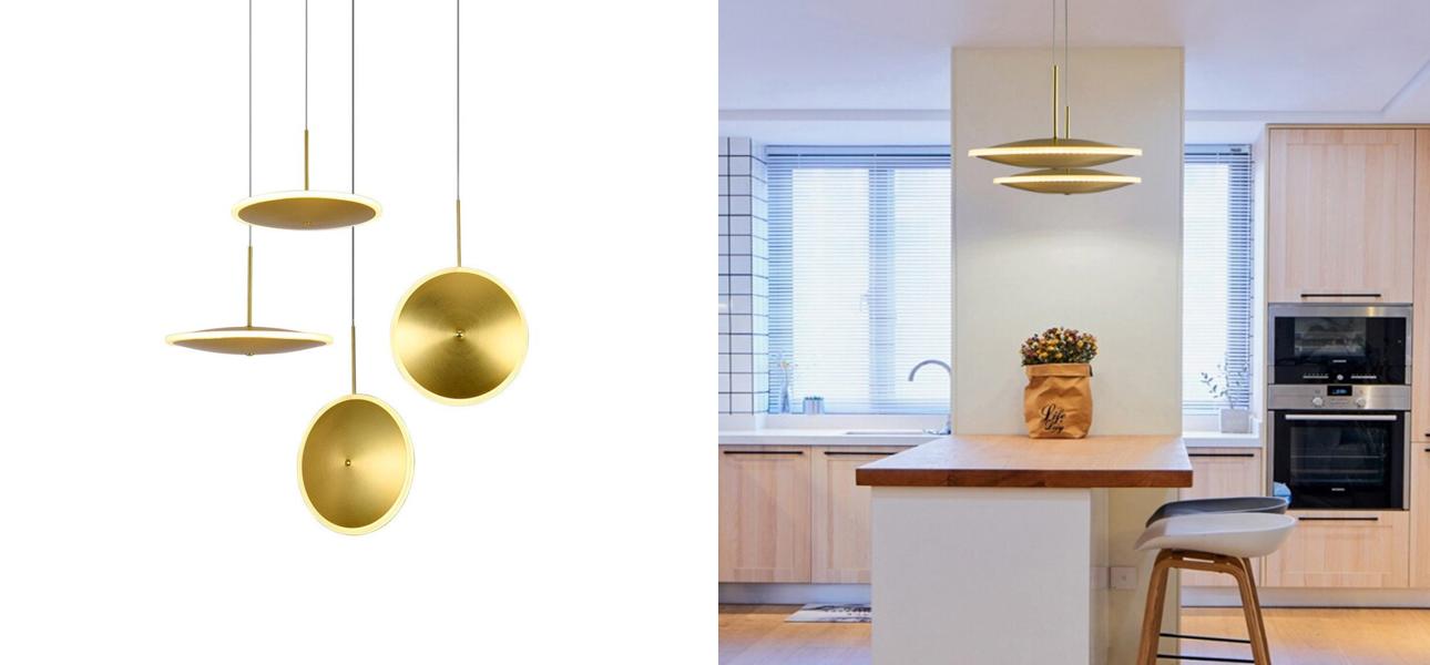 Светильник Chrona by Graypants D30 Gold Vertical - фото №4