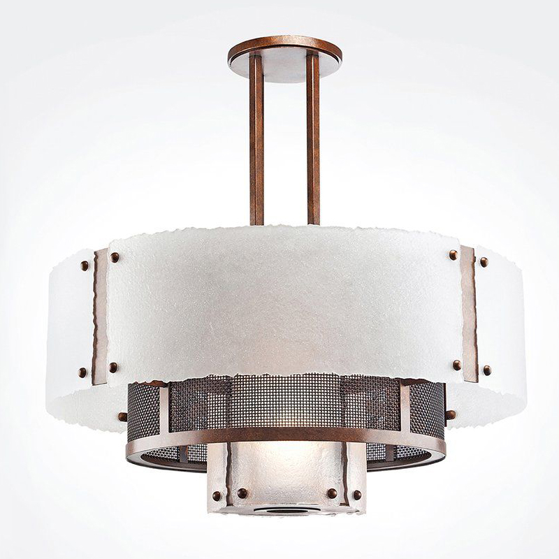 Люстра Landelin Chandelier Бронза Белый Люстра Landelin Chandelier Бронза Белый в Волгограде | Loft Concept