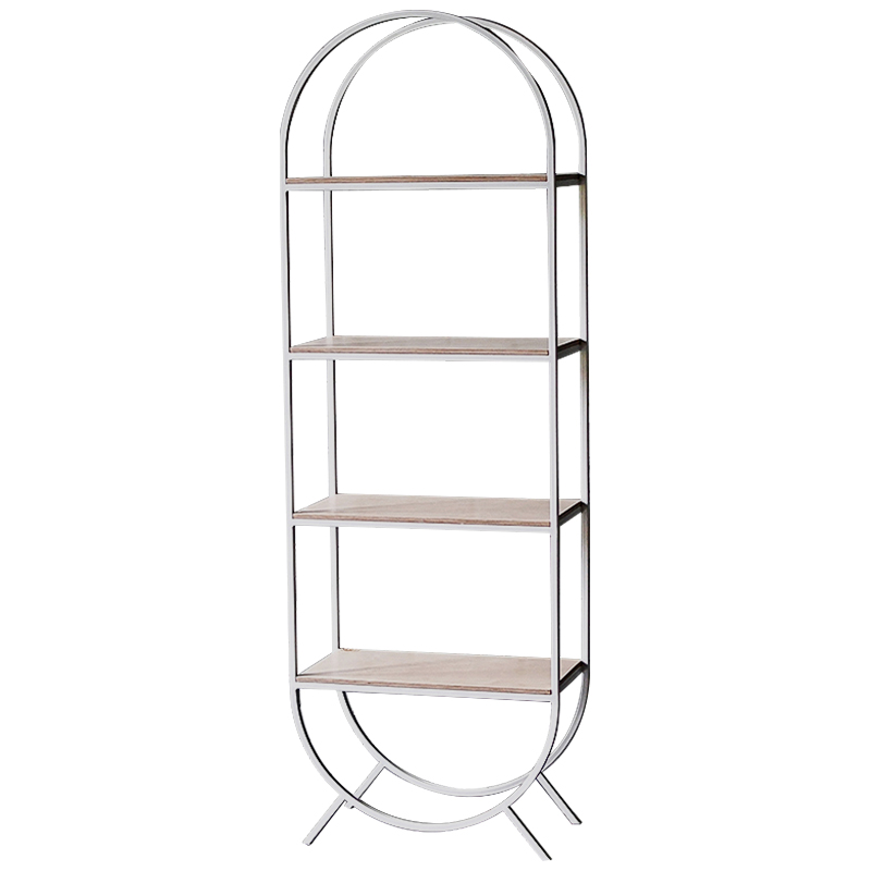 Стеллаж Lugo Industrial Metal Rust Rack Древесина Белый в Волгограде | Loft Concept 