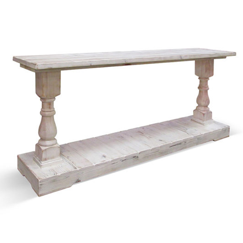 Консоль Oxford Washed Antique White Console Белый Консоль Oxford Washed Antique White Console Белый в Волгограде | Loft Concept