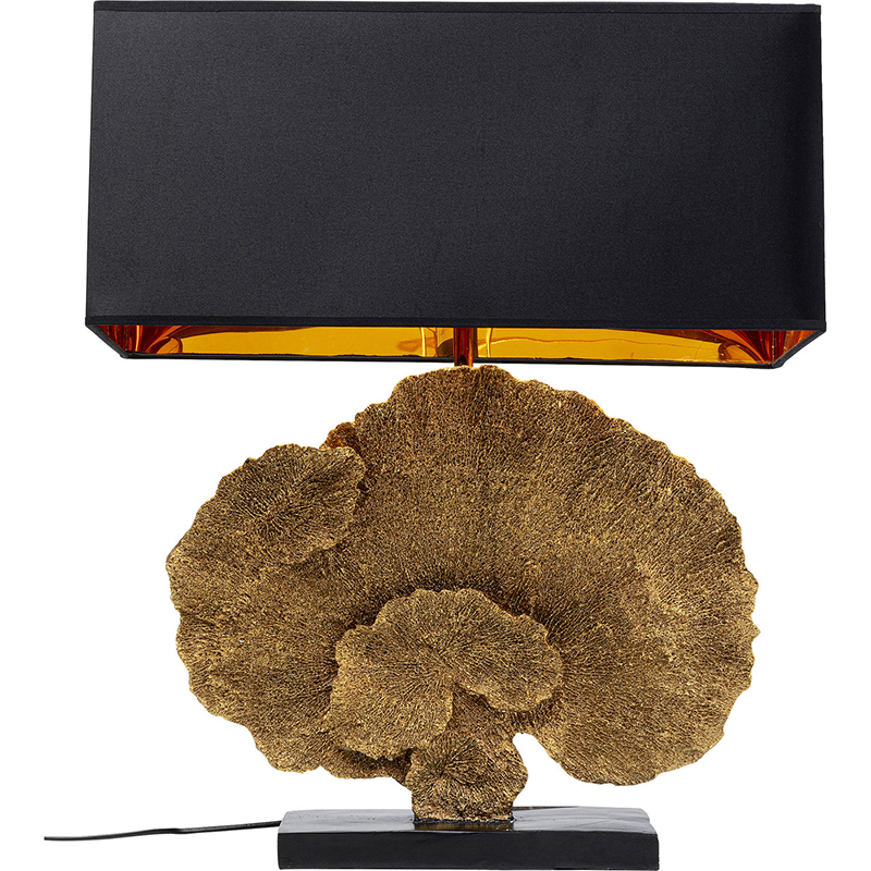 Настольная лампа Golden Coral Черный Золотой Настольная лампа Golden Coral Черный Золотой в Волгограде | Loft Concept