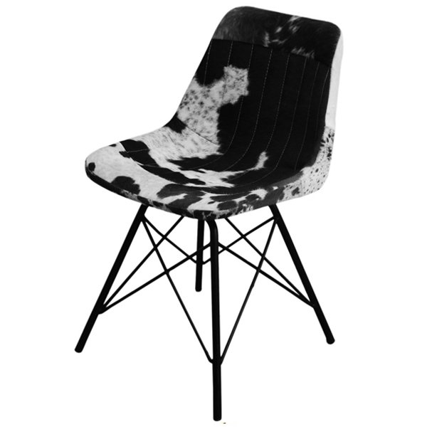 Стул Stlye Cowhide Chair Черно-белый Стул Stlye Cowhide Chair Черно-белый в Волгограде | Loft Concept
