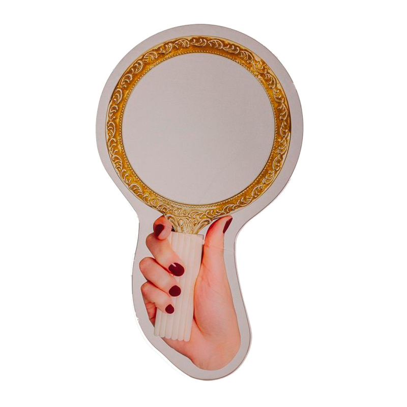 Зеркало Seletti Vanity Белый Золотой Зеркало Seletti Vanity Белый Золотой в Волгограде | Loft Concept