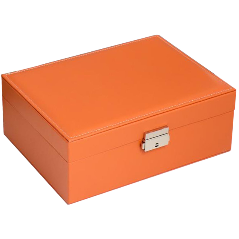 Шкатулка Auburn Jewerly Organizer Box orange Оранжевый Шкатулка Auburn Jewerly Organizer Box orange Оранжевый в Волгограде | Loft Concept