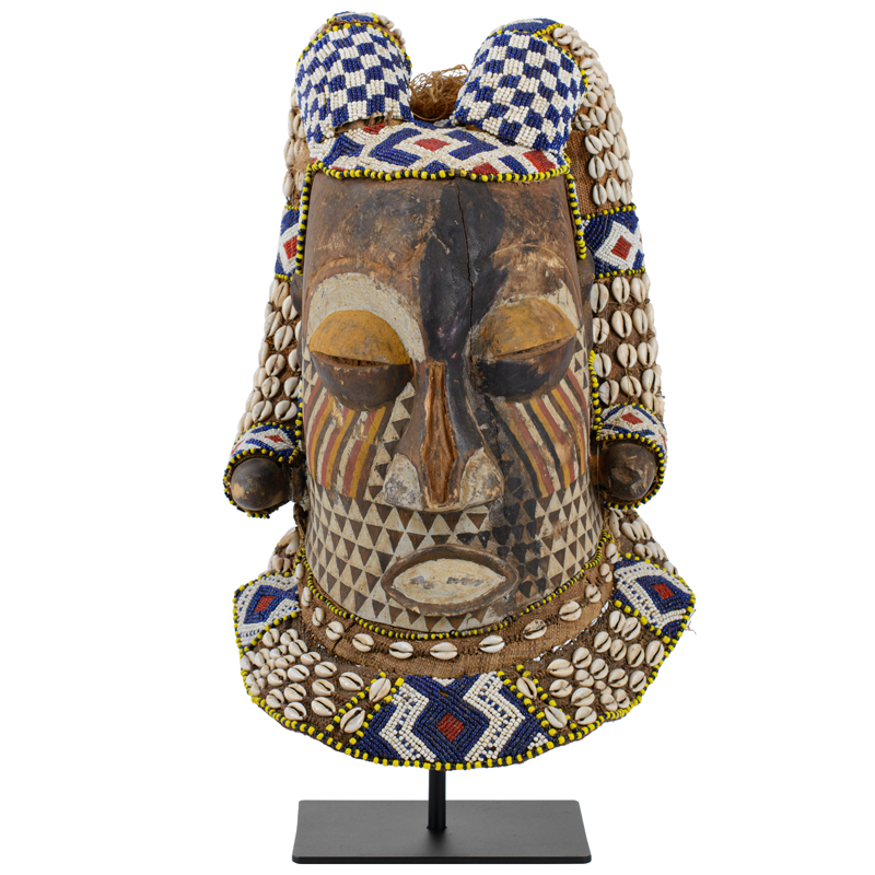 Маска Mask with Horns Коричневый Мульти Черный Маска Mask with Horns Коричневый Мульти Черный в Волгограде | Loft Concept
