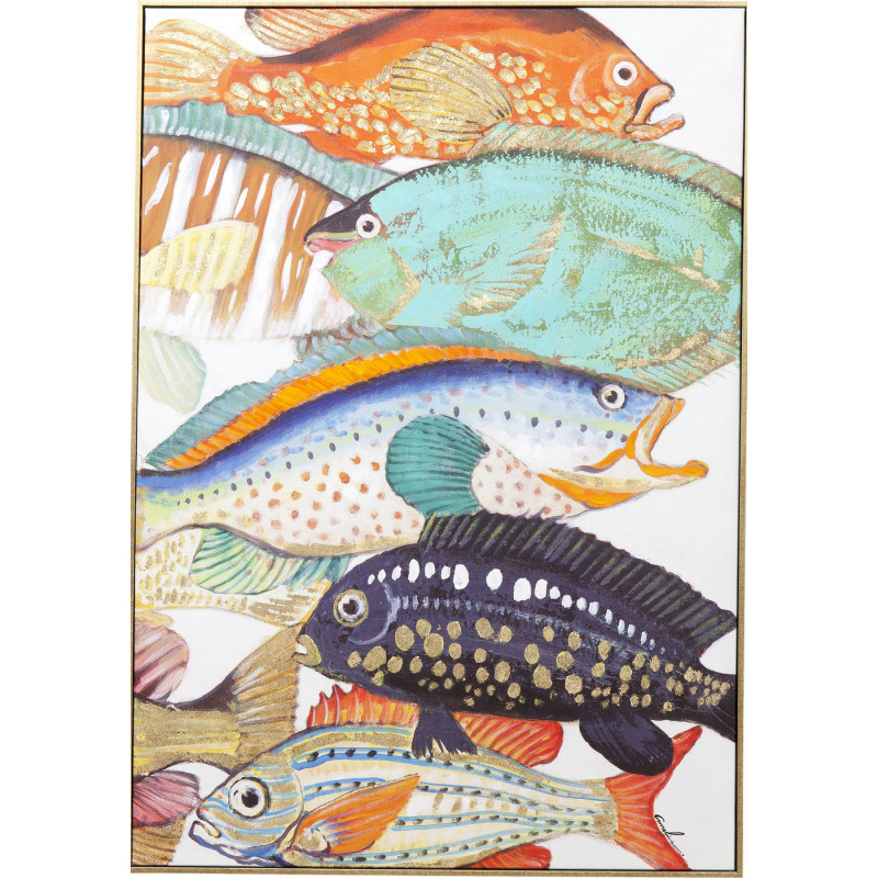 Картина Colorful Fish Painting Мульти Картина Colorful Fish Painting Мульти в Волгограде | Loft Concept