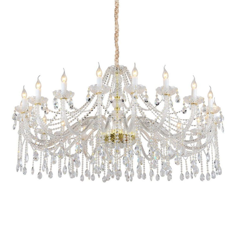 Хрустальная Люстра Crystal Feathers Золотая Золотой Хрустальная Люстра Crystal Feathers Золотая Золотой в Волгограде | Loft Concept