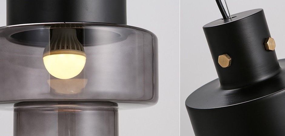 Подвесной светильник Luna Glass Pendant Dark Подвесной светильник Luna Glass Pendant Dark - Loft-Concept в Волгограде