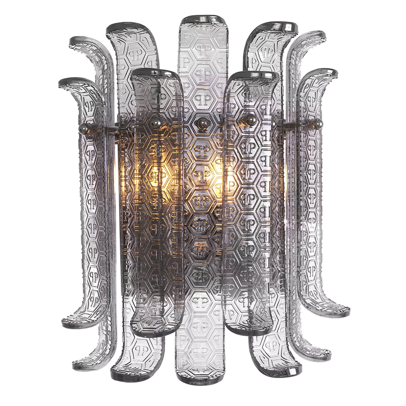 Бра Philipp Plein Wall Lamp Rodeo Drive Серый в Волгограде | Loft Concept 