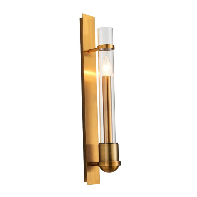 Бра Glass tube Gavanna Wall Lamp Золотой Бра Glass tube Gavanna Wall Lamp Золотой в Волгограде | Loft Concept