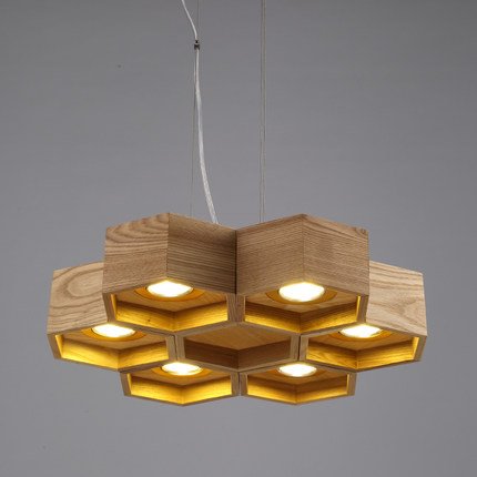 Люстра Honeycomb 6 Loft Wooden Ecolight Люстра Honeycomb 6 Loft Wooden Ecolight в Волгограде | Loft Concept