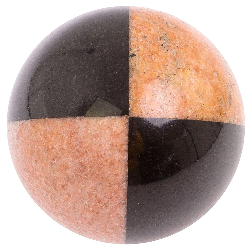 Шар декоративный из натуральных камней Розовый и Черный Мрамор Natural Stone Spheres Розовый Черный Мрамор Nero Шар декоративный из натуральных камней Розовый и Черный Мрамор Natural Stone Spheres Розовый Черный Мрамор Nero в Волгограде | Loft Concept