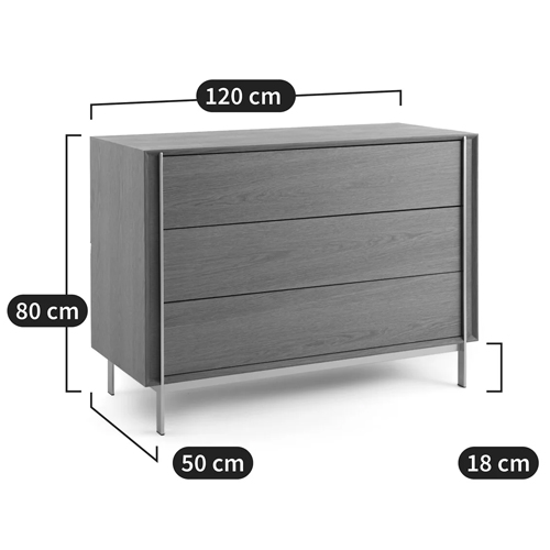 Комод из серого дуба Sawada Gray Oak Chest of Drawers Комод из серого дуба Sawada Gray Oak Chest of Drawers в Волгограде