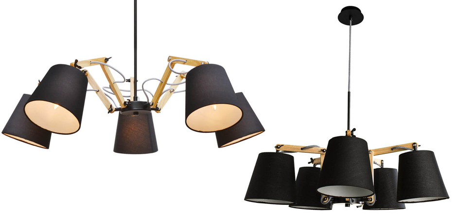 Люстра Woodland Pendant 5 Black Люстра Woodland Pendant 5 Black - Loft-Concept в Волгограде