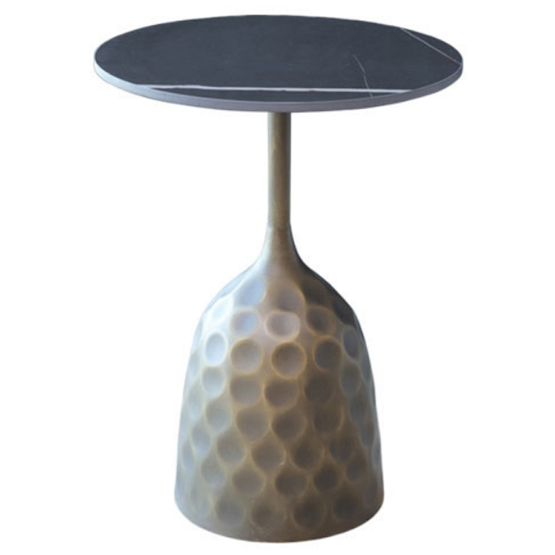Приставной стол Cluster Surface Bronze Black Stone Side Table Античная Бронза Черный Приставной стол Cluster Surface Bronze Black Stone Side Table Античная Бронза Черный в Волгограде | Loft Concept