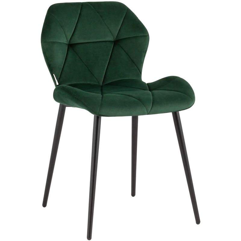Стул Jeroen Chair II Зеленый Велюр Зеленый Черный Стул Jeroen Chair II Зеленый Велюр Зеленый Черный в Волгограде | Loft Concept