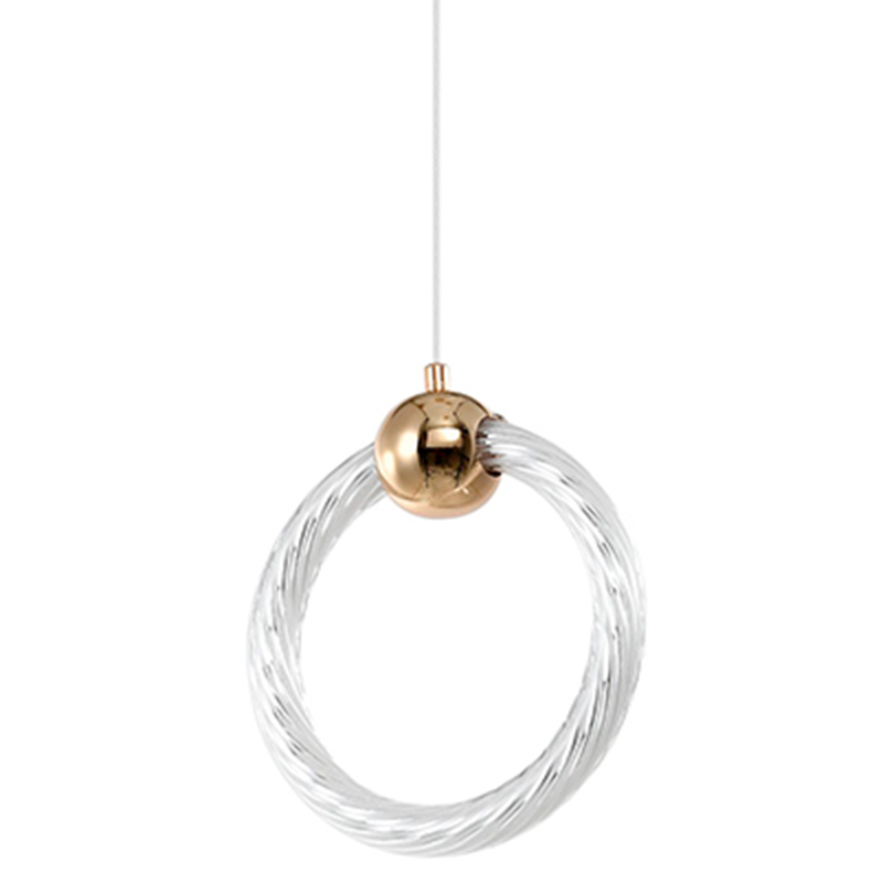 Подвесной светильник светодиодный в форме кольца Lighting Rings Gold Золотой Белый Подвесной светильник светодиодный в форме кольца Lighting Rings Gold Золотой Белый в Волгограде | Loft Concept