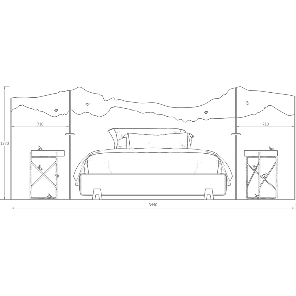 Кровать Okinawa в Волгограде