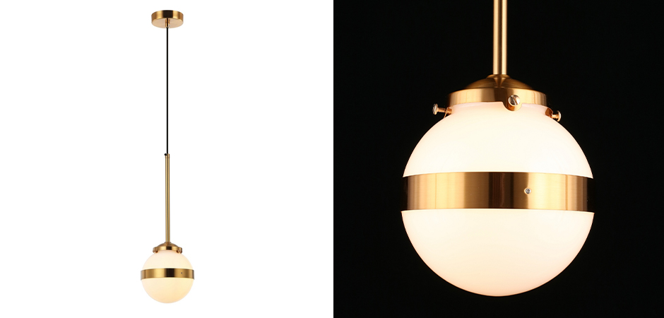 Подвесной светильник White Sphere Латунь Подвесной светильник White Sphere Латунь - Loft-Concept в Волгограде