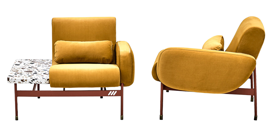 Кресло Mustard and Terrazzo Chair Кресло Mustard and Terrazzo Chair - Loft-Concept в Волгограде