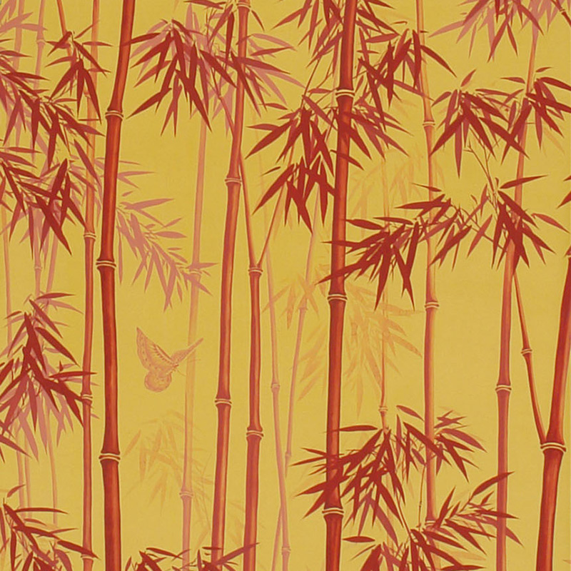 Обои ручная роспись Distant Bamboo Firefly on dyed paper Обои ручная роспись Distant Bamboo Firefly on dyed paper в Волгограде | Loft Concept