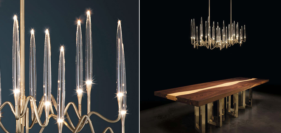 Люстра Chandelier Brass and Crystals Люстра Chandelier Brass and Crystals - Loft-Concept в Волгограде