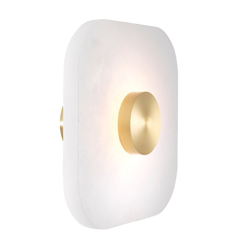Бра Eichholtz Wall Lamp Aguaron S Латунь Белый Бра Eichholtz Wall Lamp Aguaron S Латунь Белый в Волгограде | Loft Concept