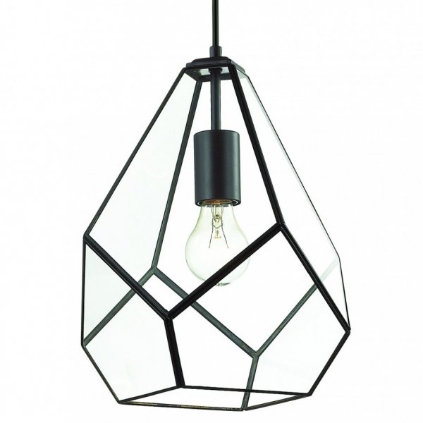 Подвесной светильник Geometry Glass Light Pendant Transparent Прозрачный Подвесной светильник Geometry Glass Light Pendant Transparent Прозрачный в Волгограде | Loft Concept