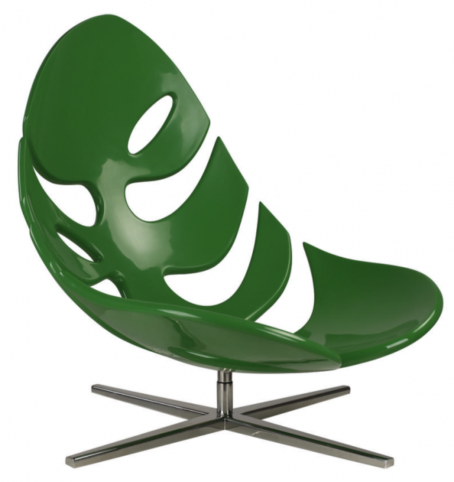 Кресло Monstera lounge chair Черный Зеленый Белый Кресло Monstera lounge chair Черный Зеленый Белый в Волгограде | Loft Concept