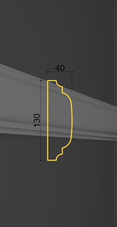 Гладкий молдинг MT-16 в Волгограде