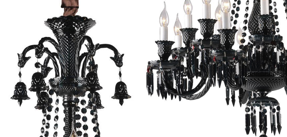 Люстра BACCARAT Zenith Midnight Chandelier 18 Люстра BACCARAT Zenith Midnight Chandelier 18 - Loft-Concept в Волгограде