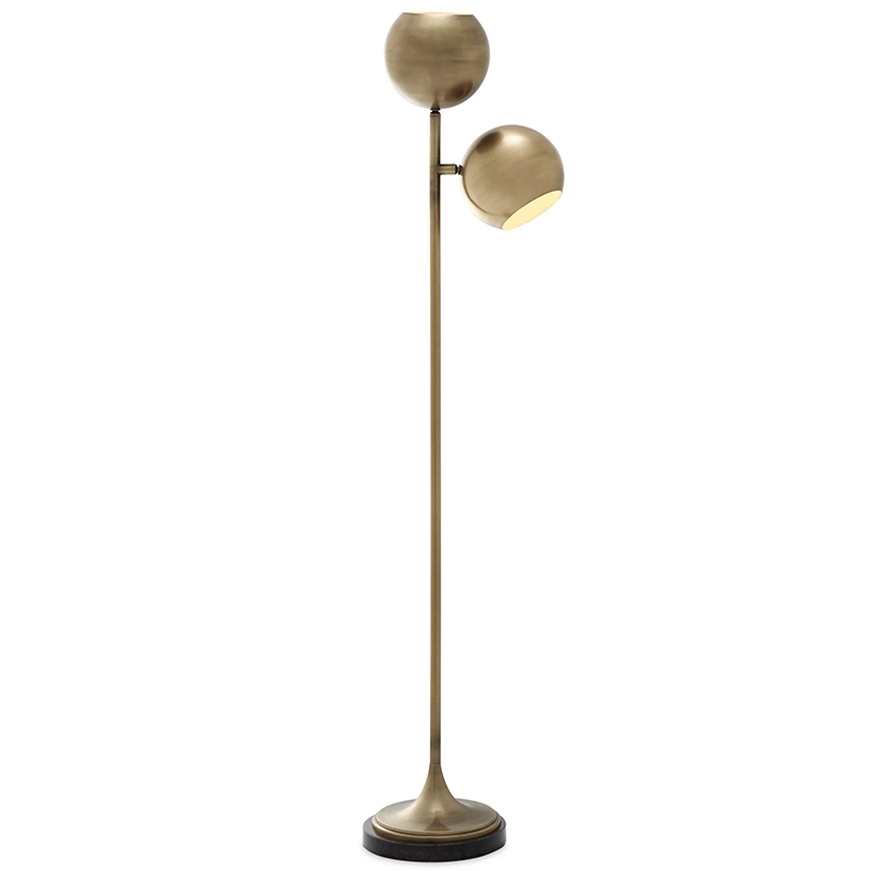Торшер Eichholtz Floor Lamp Compton Brass Латунь Черный Торшер Eichholtz Floor Lamp Compton Brass Латунь Черный в Волгограде | Loft Concept