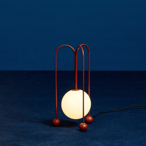 Настольная лампа Michael Anastassiades Fontana Amorosa Bell Красный Белый Настольная лампа Michael Anastassiades Fontana Amorosa Bell Красный Белый в Волгограде | Loft Concept