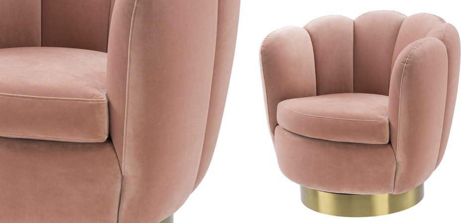 Кресло Eichholtz Swivel Chair Mirage nude Кресло Eichholtz Swivel Chair Mirage nude - Loft-Concept в Волгограде