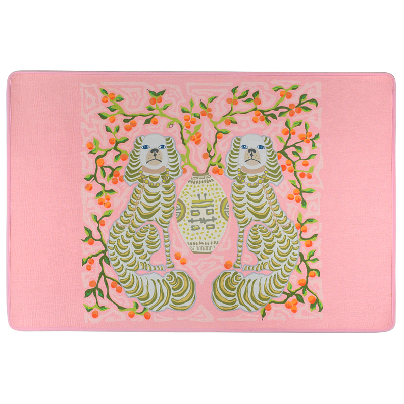 Ковер Two Dogs Rug pink Розовый Мульти Ковер Two Dogs Rug pink Розовый Мульти в Волгограде | Loft Concept