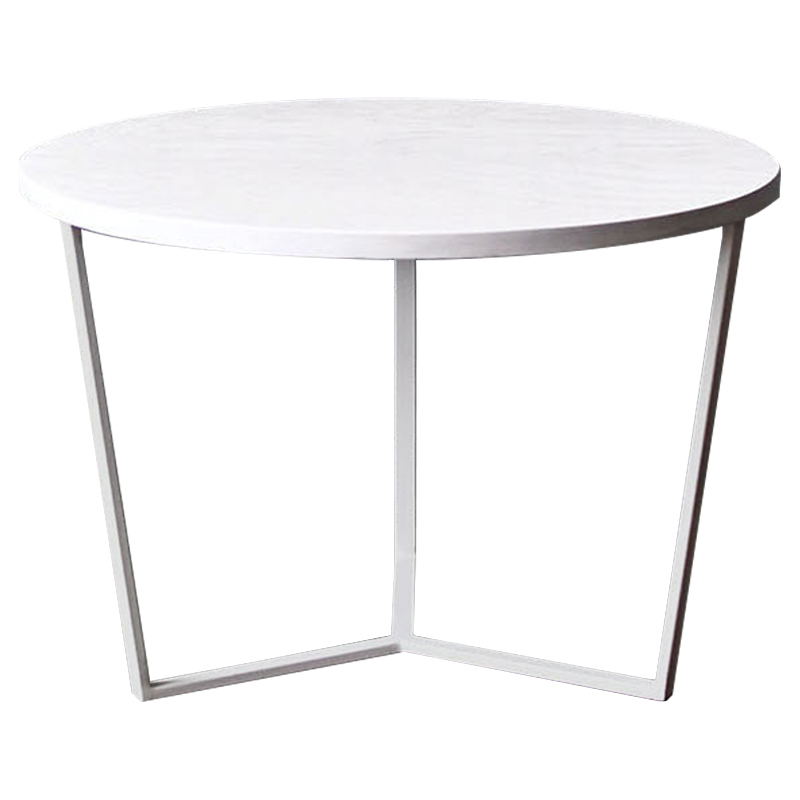 Кофейный стол Thea White Industrial Metal Rust Coffee Table Белый Кофейный стол Thea White Industrial Metal Rust Coffee Table Белый в Волгограде | Loft Concept
